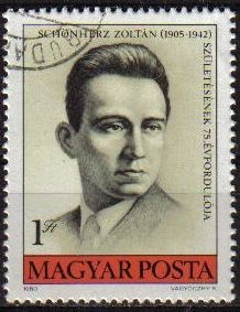 Hungria 1980 Scott 2652 Sello º Personajes Martir Anti fascista Zoltan Schonherz Hongrie Magyar Posta Ungarn Hungary Ungheria Hongarije Mi.3444 Yvert2732 